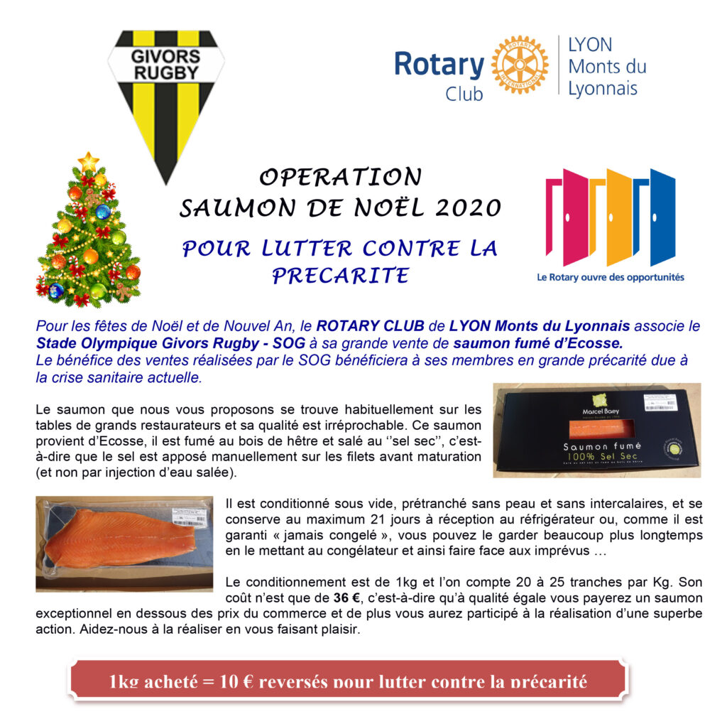 OPERATION SAUMON SOG GIVORS 2020