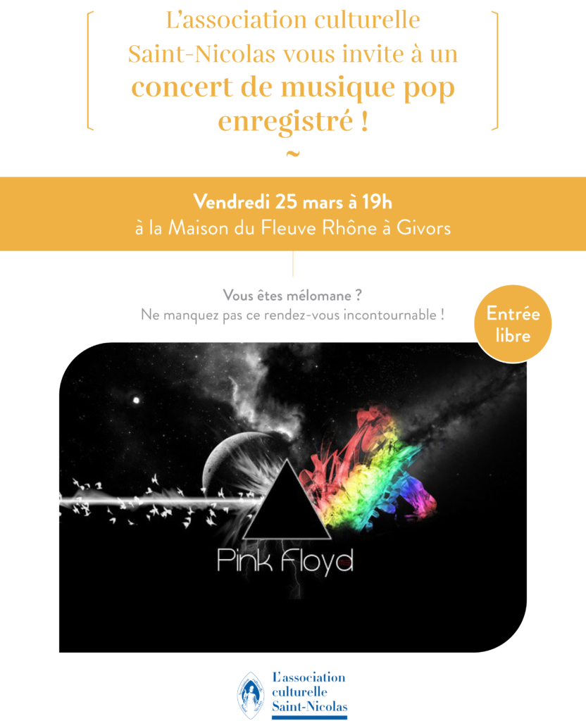 SAINT NICOLAS - Affiche concert mars 2022