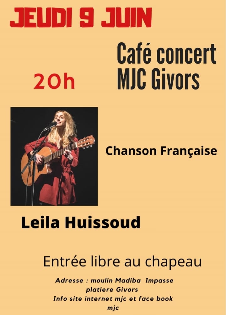Leila Huissoud café concert
