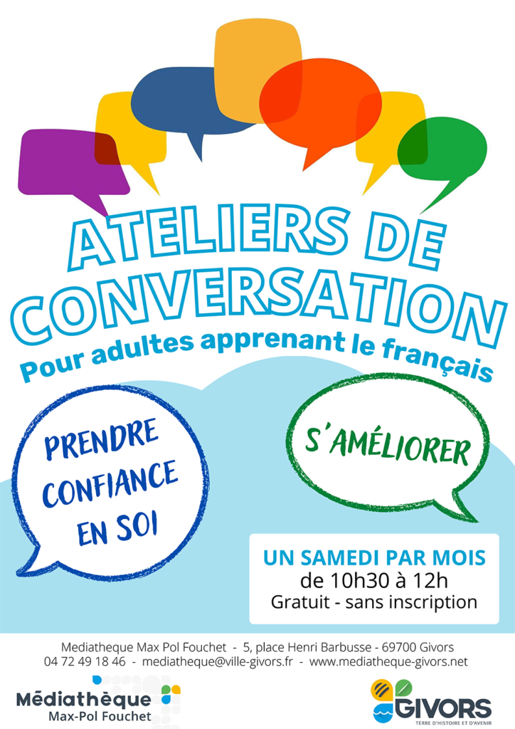 Ateliers de conversation 2022-2023 Affiche A3